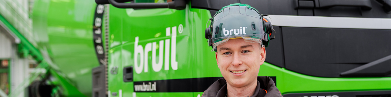 Vrachtwagenchauffeur Youri is het visitekaartje van Bruil